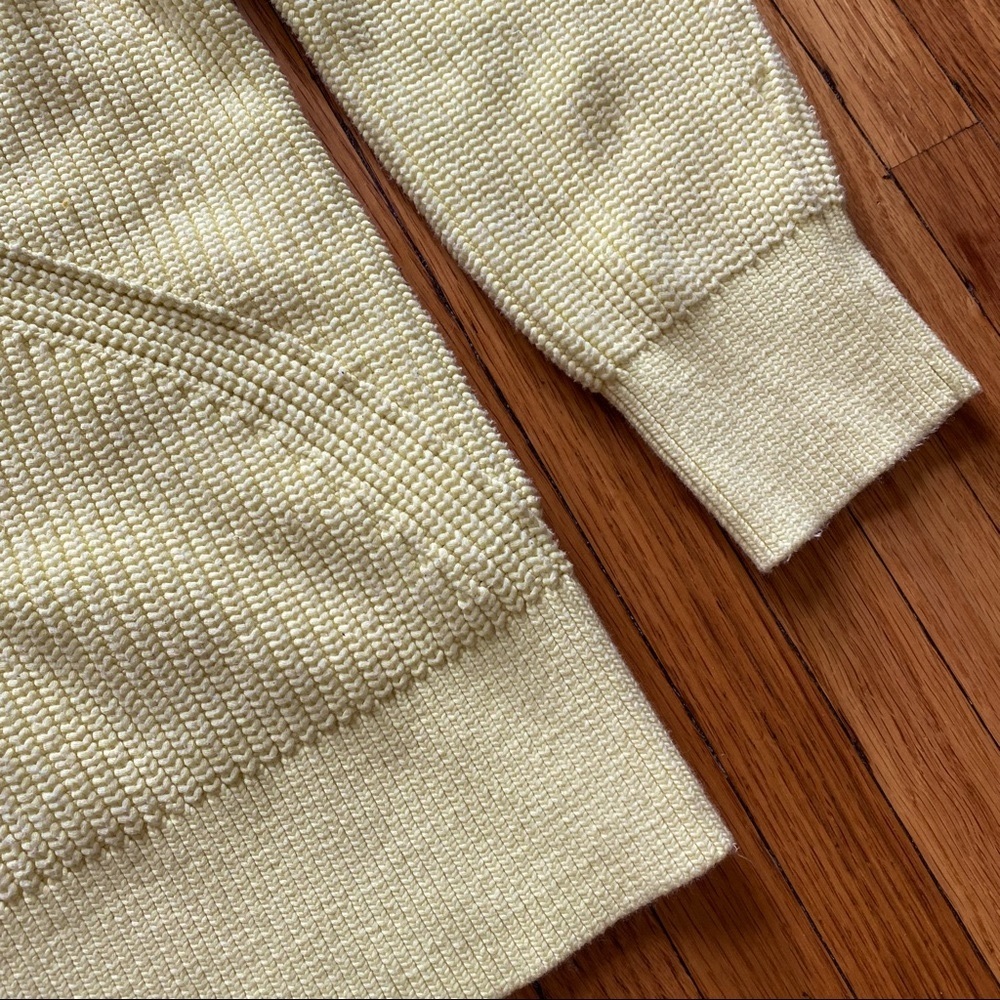 Banana Republic Butter Chunky Ribbed Cardigan Sweater, “Yellow Confetti” Knit - Picture 10 of 17